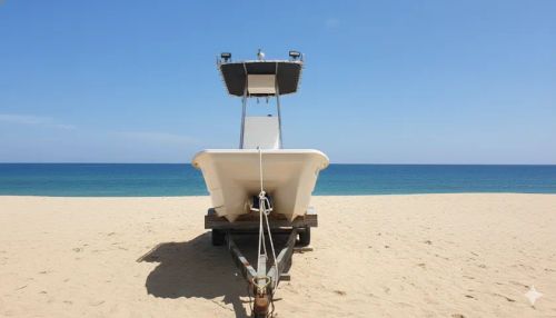 Catamarã nas águas de Araruama